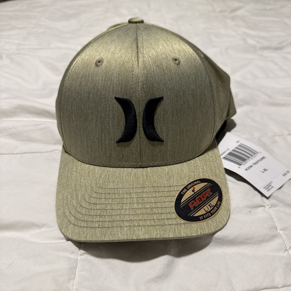 Hurley Sage Green Hat with Black Logo
